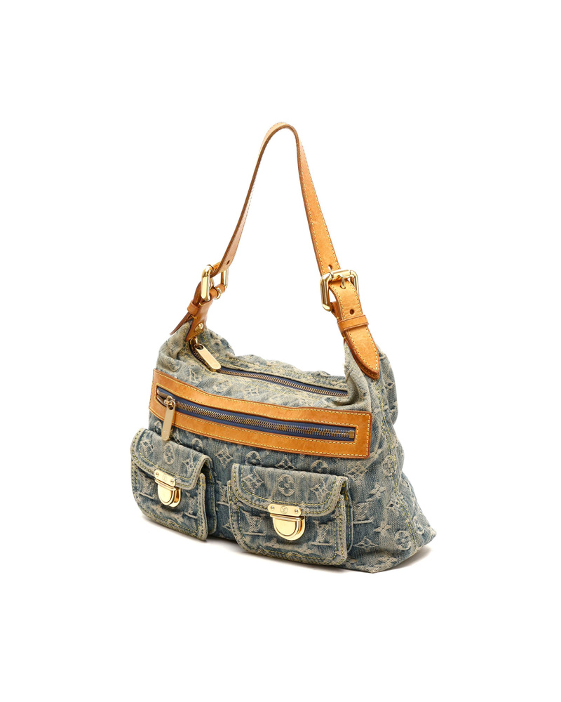 Louis Vuitton Monogram Denim Baggy PM Bag