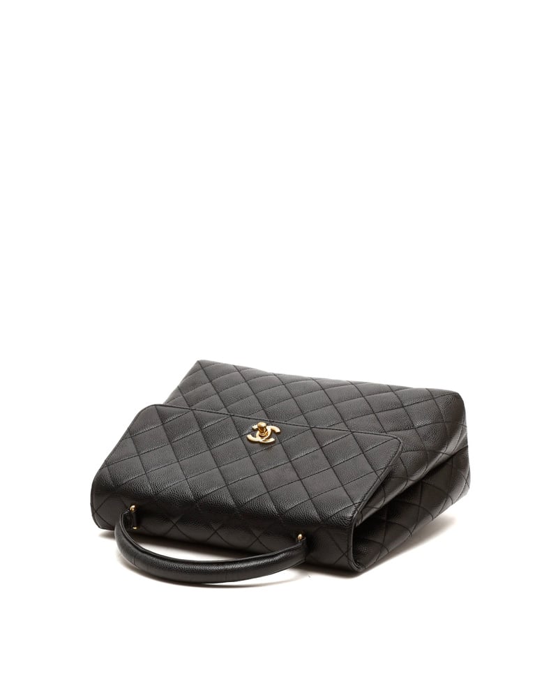 Chanel Caviar Kelly Top Handle Bag