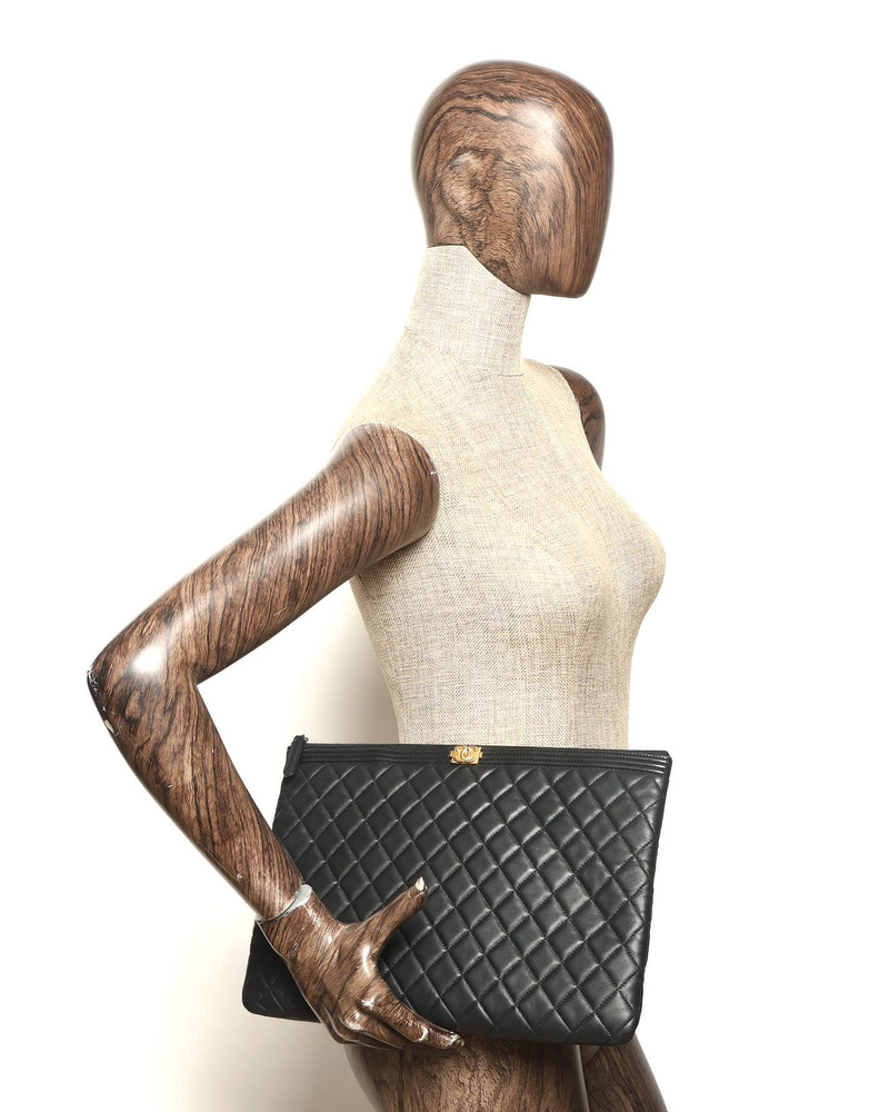 Chanel CC Boy Clutch Bag