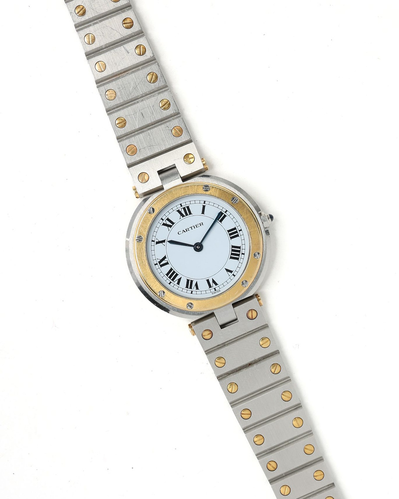 Cartier Santos Vendome 32mm Ca 1990 Quartz Watch