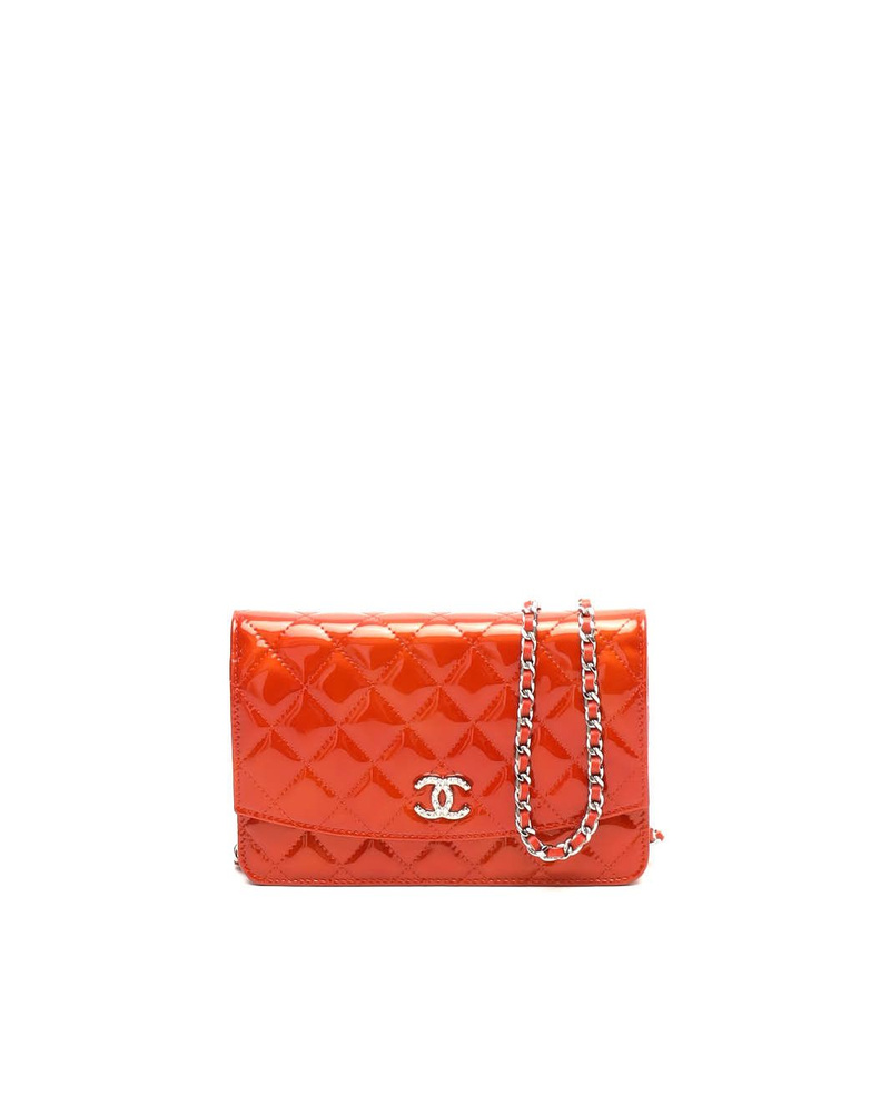 Chanel Classic Wallet On Chain Patent Bag
