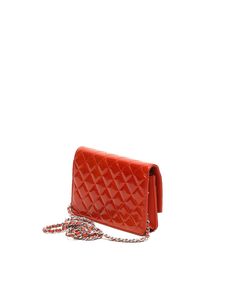 Chanel Classic Wallet On Chain Patent Bag