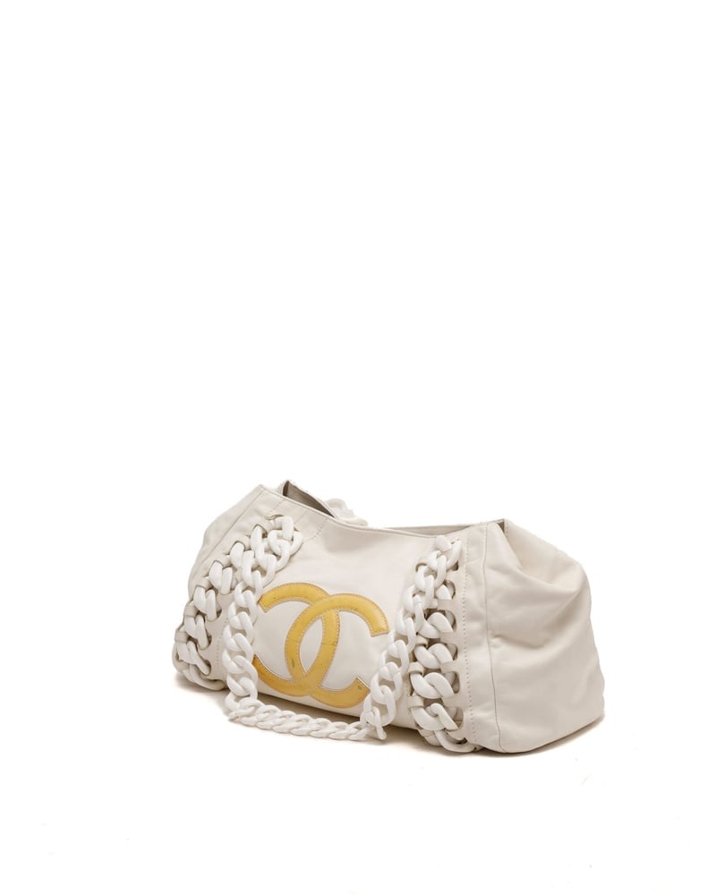 Chanel CC Chain Rhodoid Tote Bag