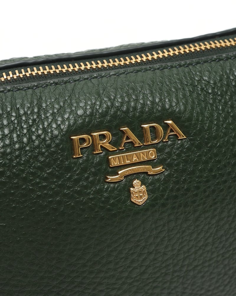 Prada Vitello Daino Leather Pouch