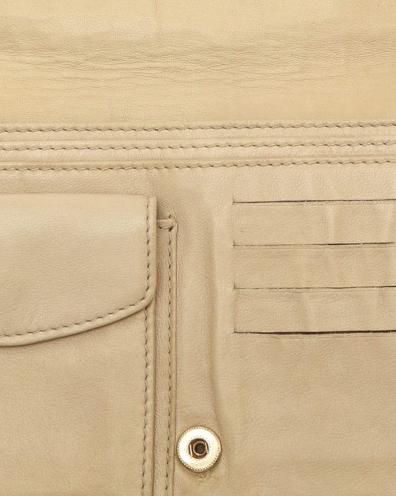 Chanel CC Linen Wallet on Chain Bag
