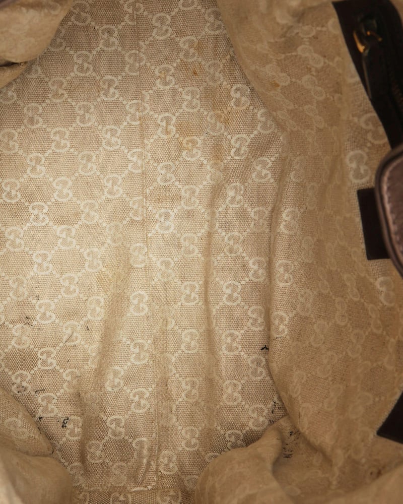 Gucci Suede Stirrup Bag