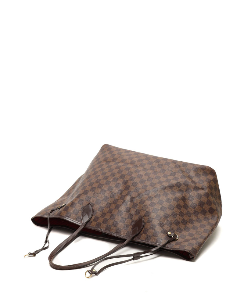 Louis Vuitton Damier Ebene Neverfull GM Tote Bag