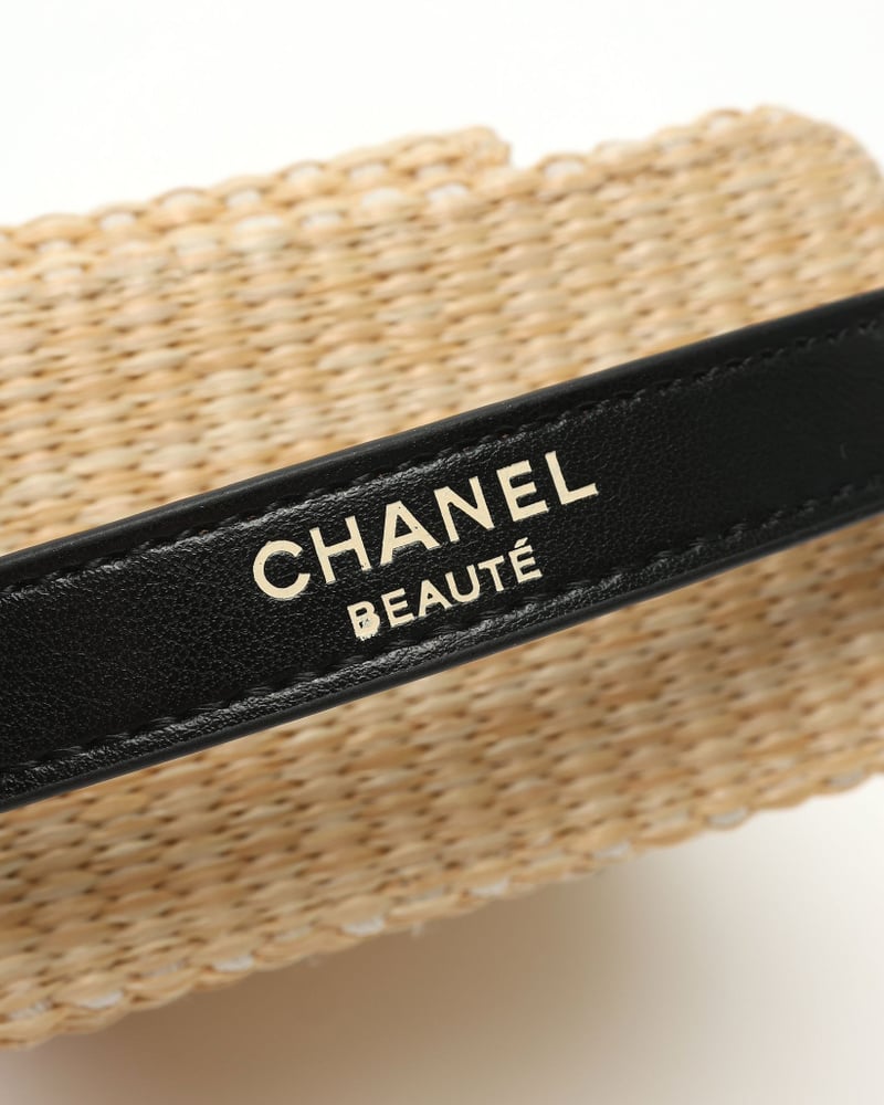 Chanel Novelty Raffia Pouch