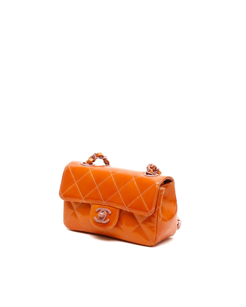 Chanel Classic Mini Patent Single Flap Bag