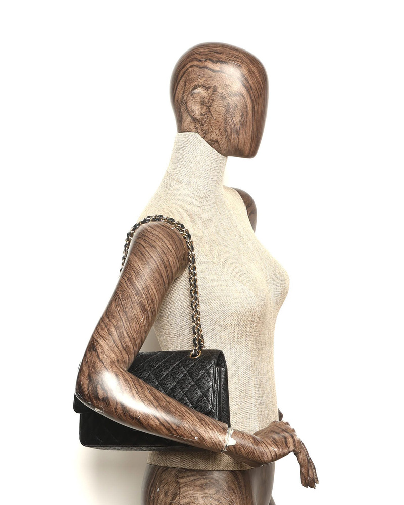 Chanel Classic Medium Caviar Double Flap Bag