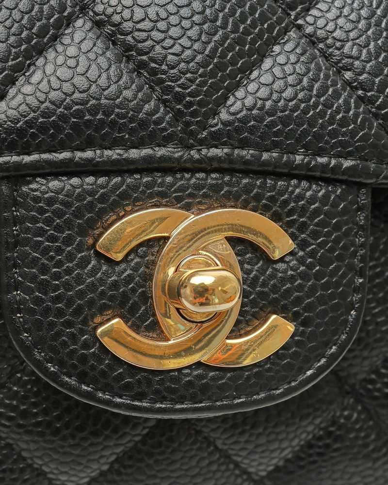 Chanel Classic Medium Caviar Double Flap Bag
