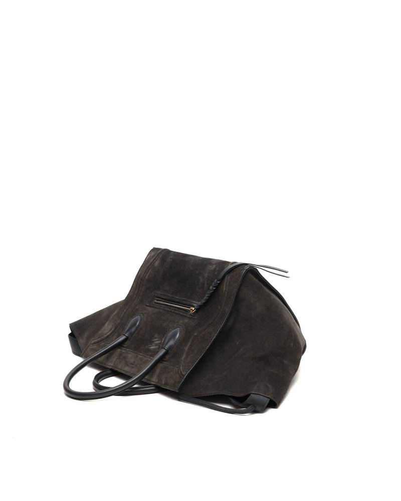 Céline Luggage Phantom Suede Bag
