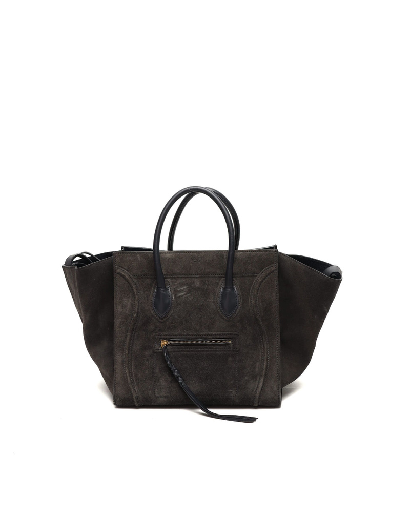 Céline Luggage Phantom Suede Bag
