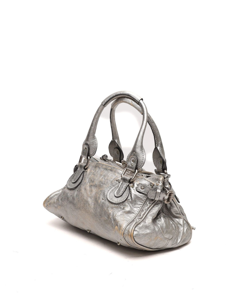 Chloé Medium Metallic Paddington Bag