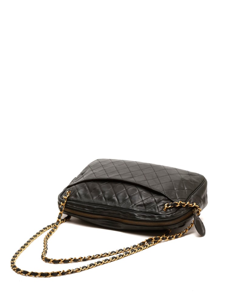 Chanel CC Quilted Messenger Bag