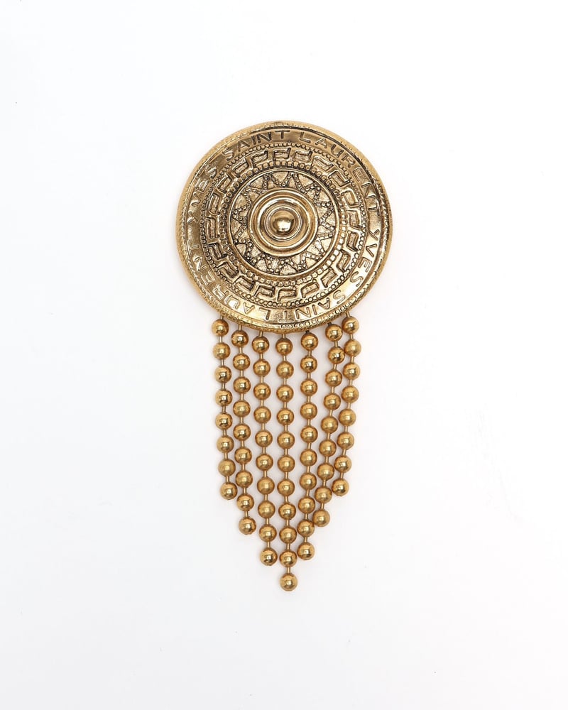 Saint Laurent Yves Brooch