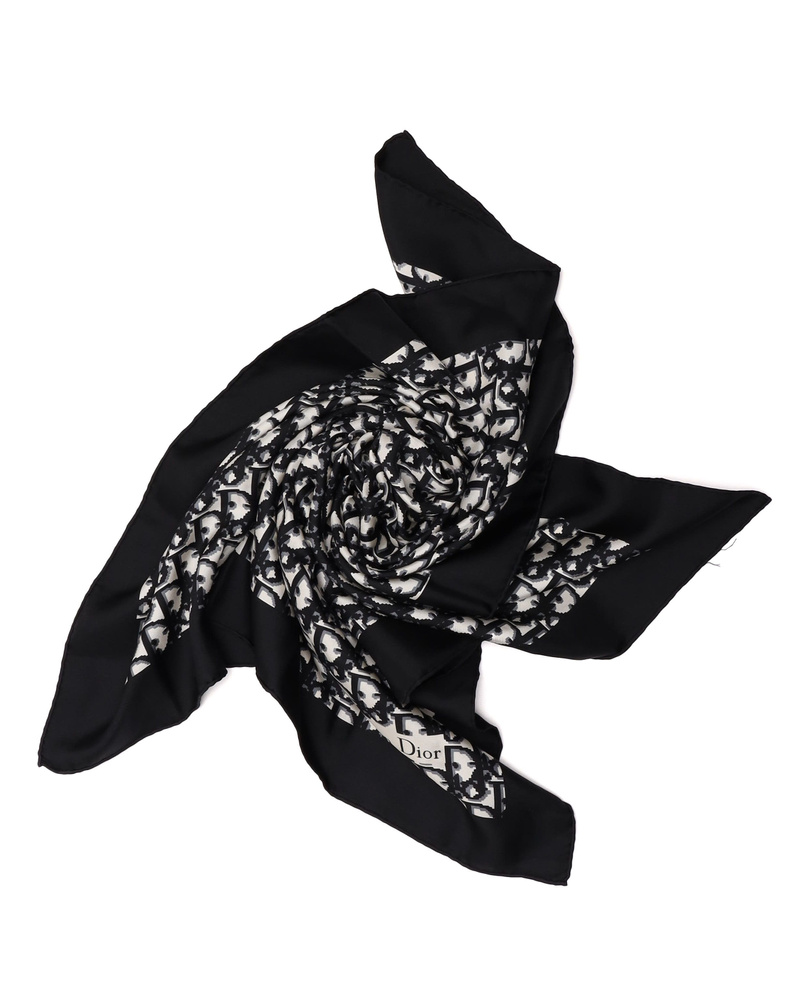 Christian Dior 80 Trotter Silk Scarf