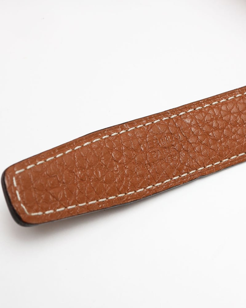 Hermès H Reversible Belt, Size 75