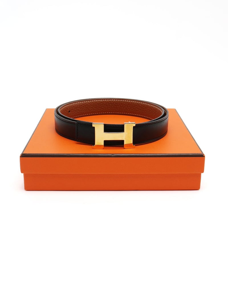 Hermès H Reversible Belt, Size 75
