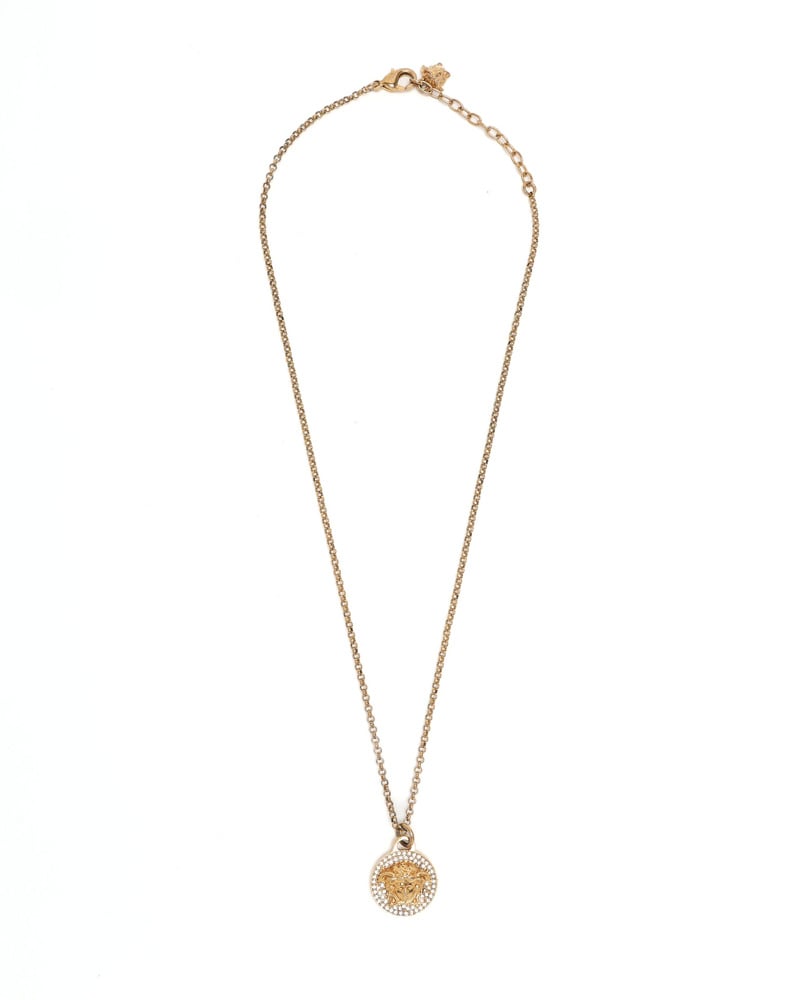 VERSACE Medusa Rhinestone Necklace