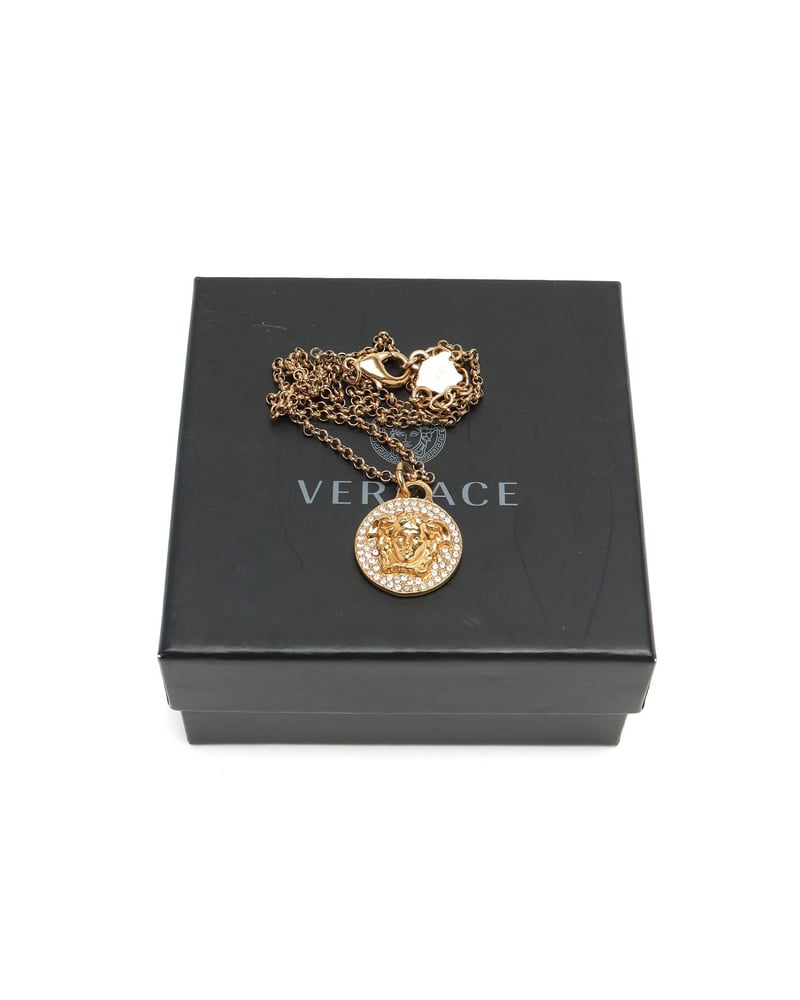 VERSACE Medusa Rhinestone Necklace