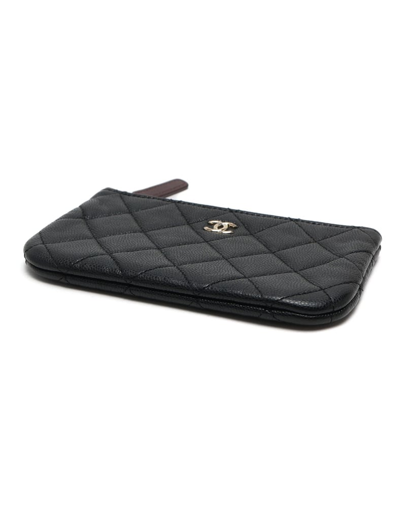 Chanel Coco Mark Caviar Mini Pouch