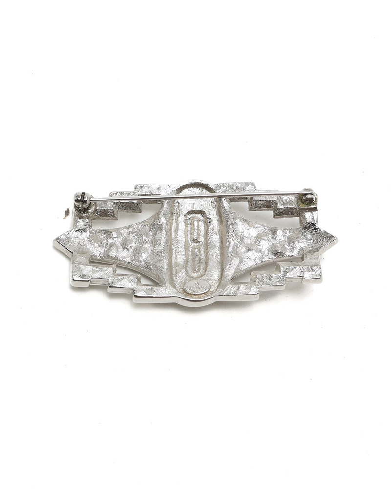 GIVENCHY Rhinestone Brooch