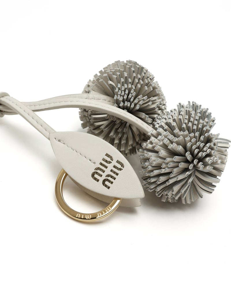 MIU MIU Trick Leather Bag Charm