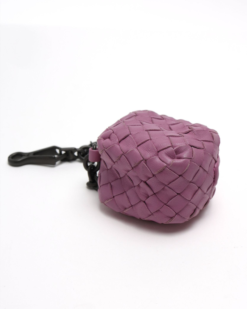 Bottega Veneta Intrecciato Pouch Bag Charm