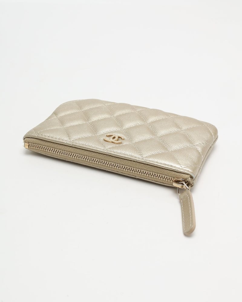 Chanel Coco Mark Caviar Pouch
