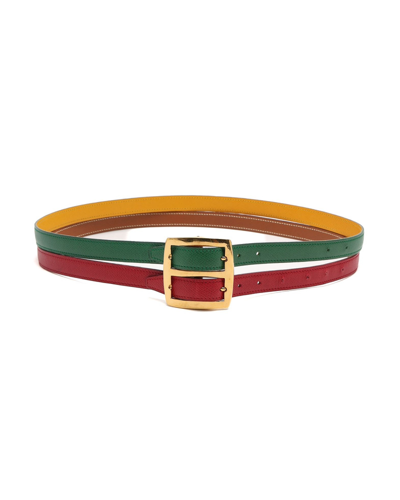 Hermès Double Strap Belt, Size 80