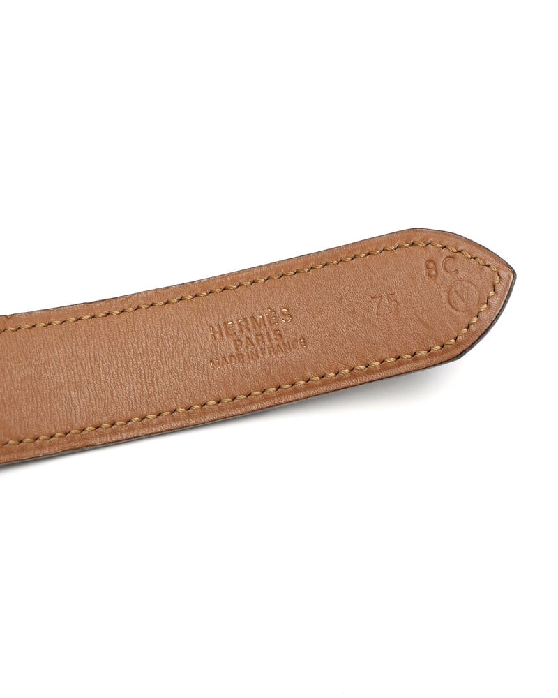 Hermès Horseshoe Belt, Size 75