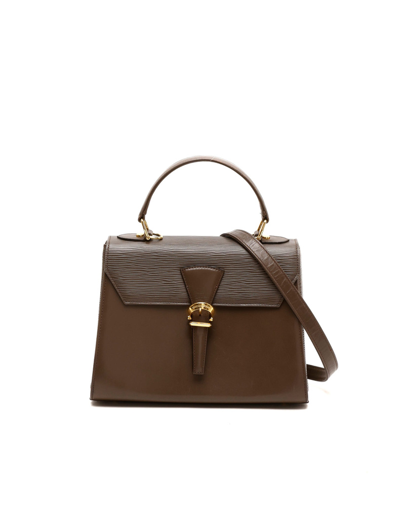 Valentino Taupe Top Handle Bag