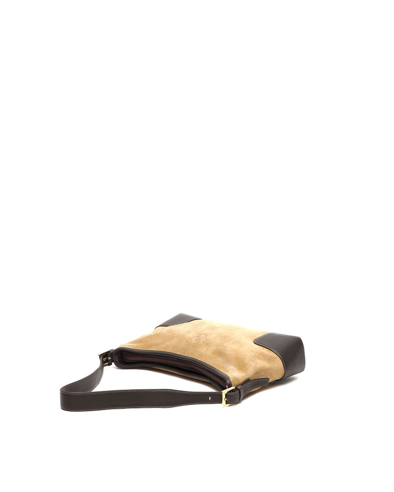 Loewe Suede Anagram Bag