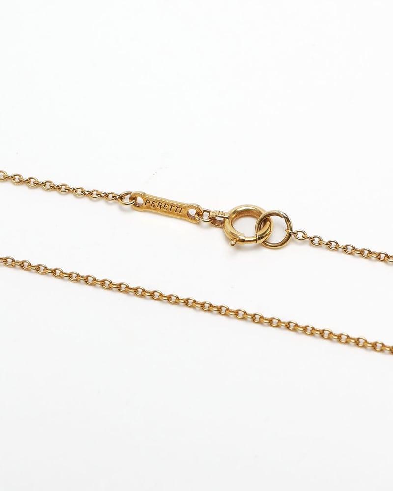 Tiffany & Co Elsa Peretti Bean 18Kt Necklace