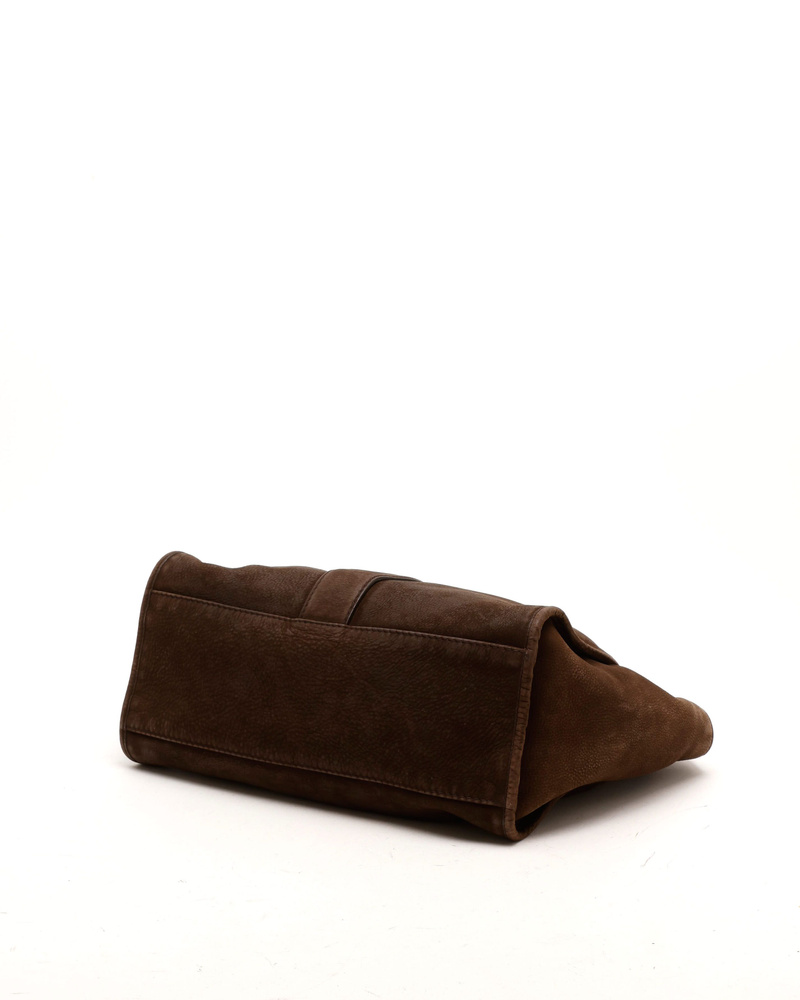 Gucci Soft Suede Stirrup Bag