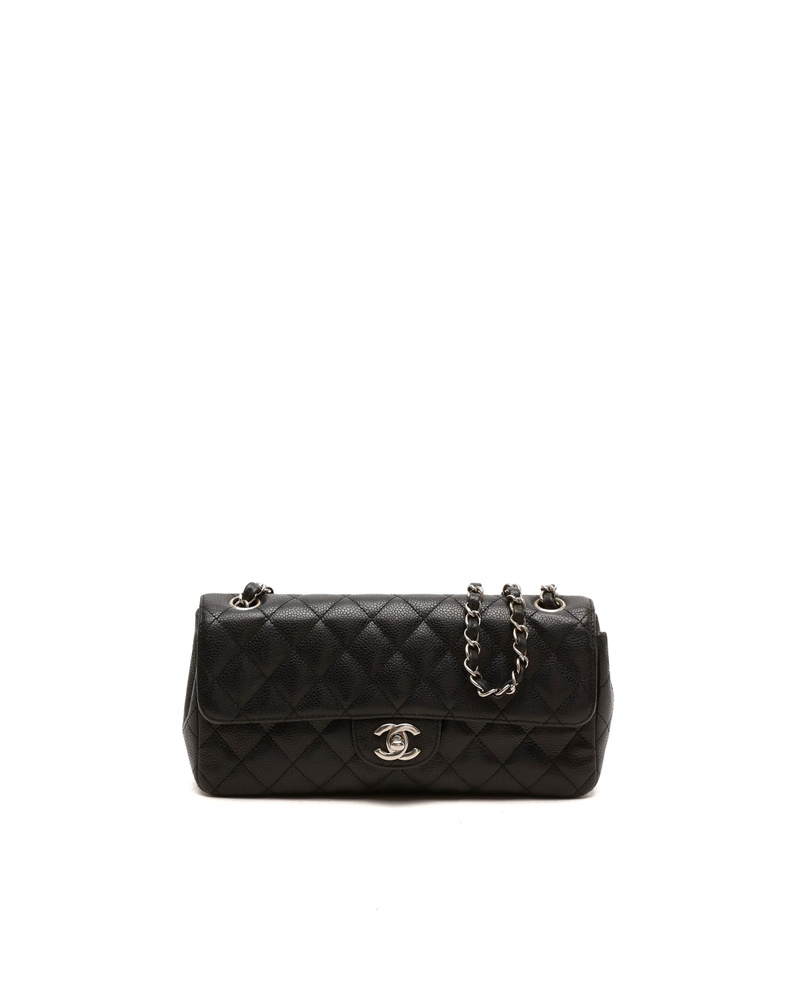 Chanel Caviar East West Flap Bag