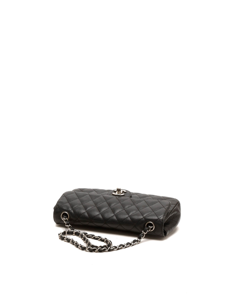 Chanel Caviar East West Flap Bag