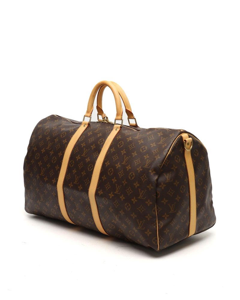Louis Vuitton Monogram Keepall Bandoulière 55 Weekend Bag