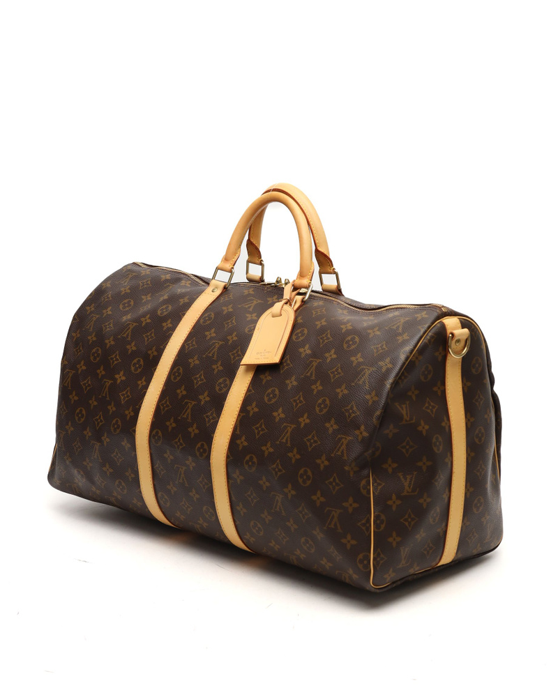 Louis Vuitton Monogram Keepall Bandoulière 55 Weekend Bag