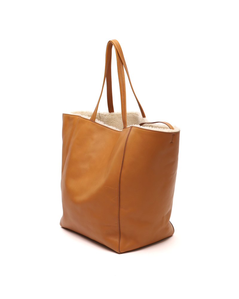 Céline Cabas Phantom Shearling Tote Bag