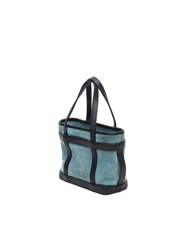 Loewe Small Anagram Suede Tote Bag