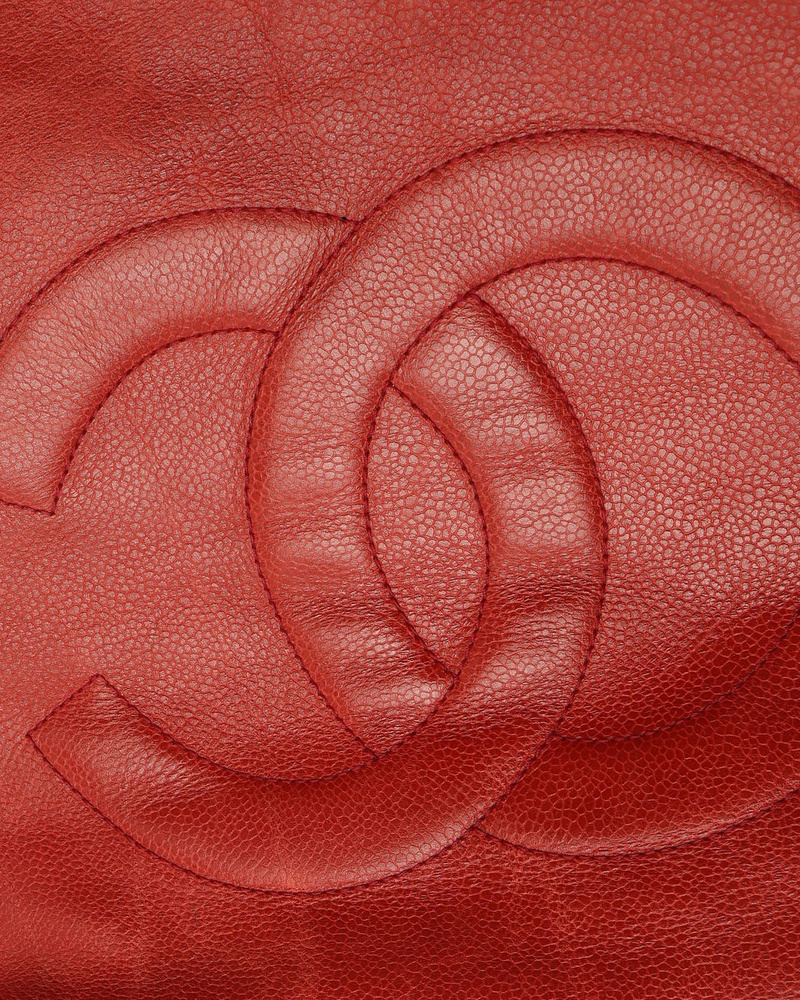 Chanel Large CC Caviar Messenger Bag