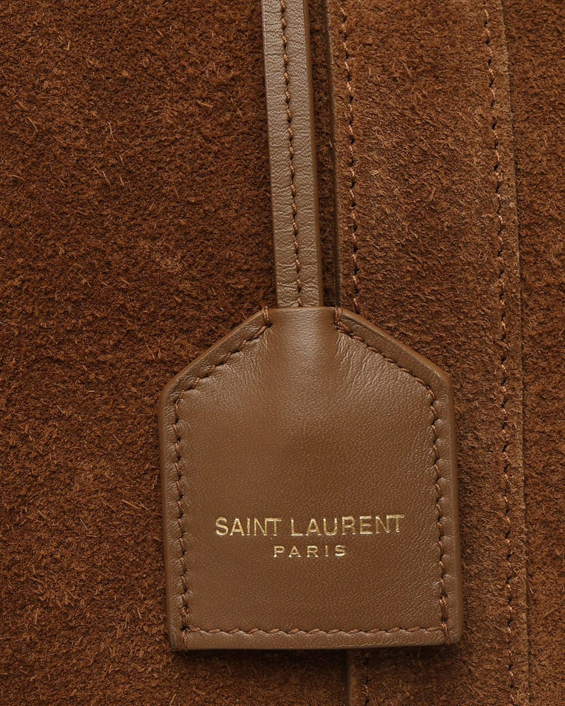 Saint Laurent Suede Bowling Bag