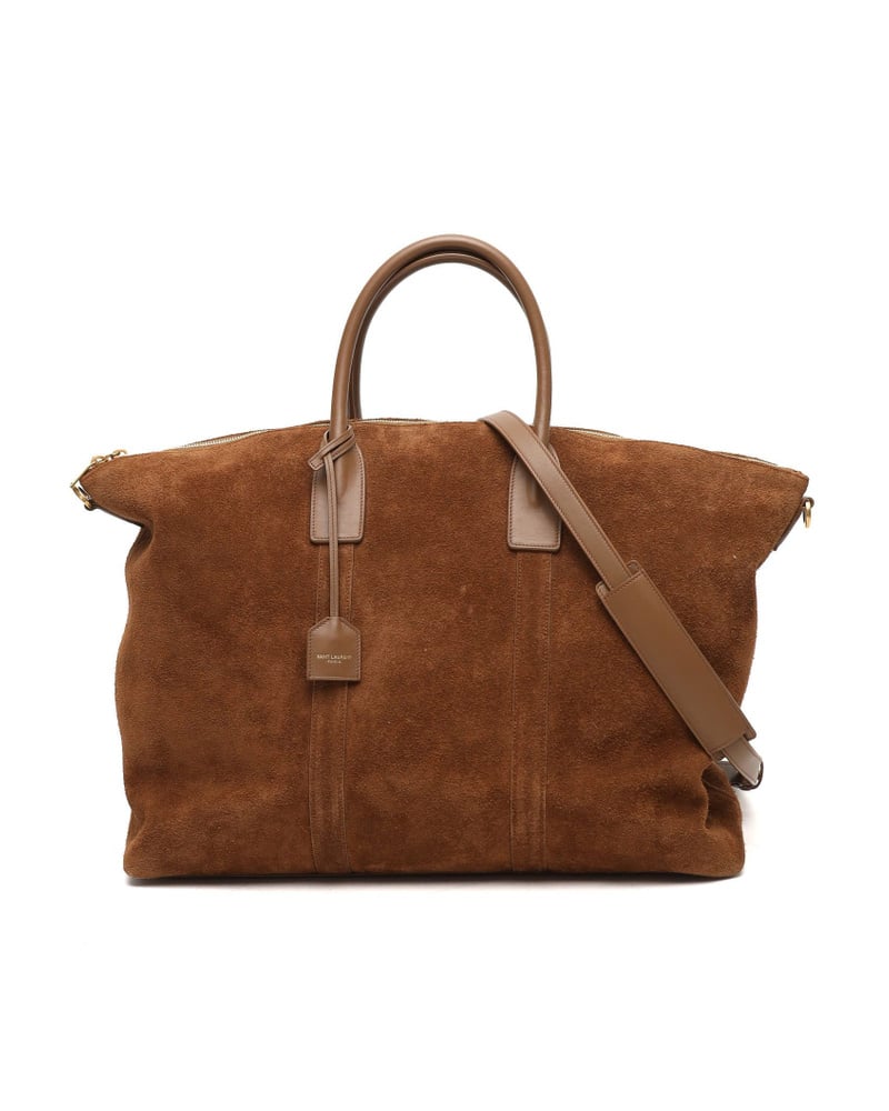 Saint Laurent Suede Bowling Bag