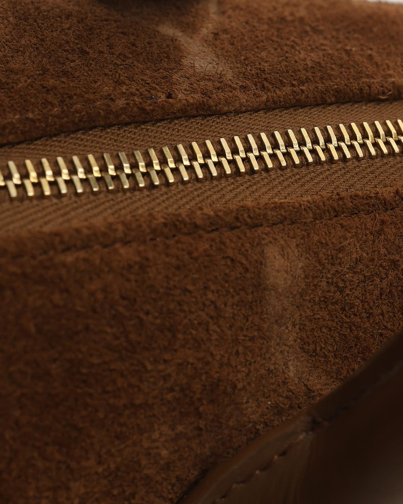 Saint Laurent Suede Bowling Bag