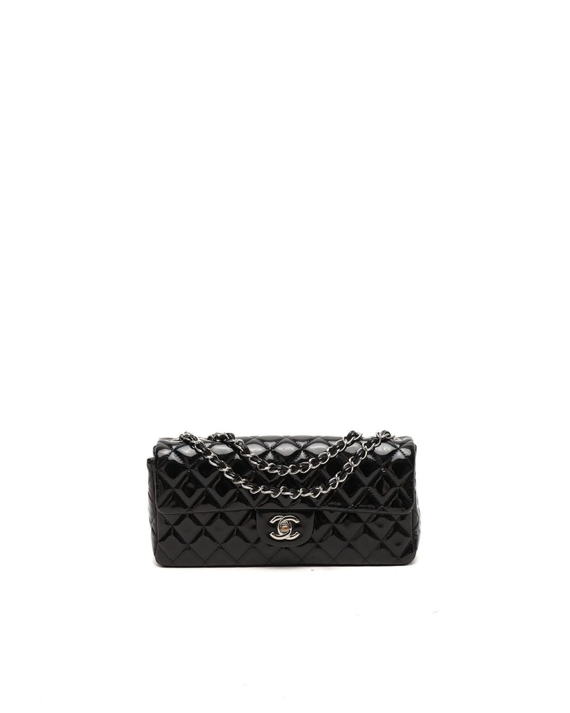 Chanel CC East West Patent Flap Bag
