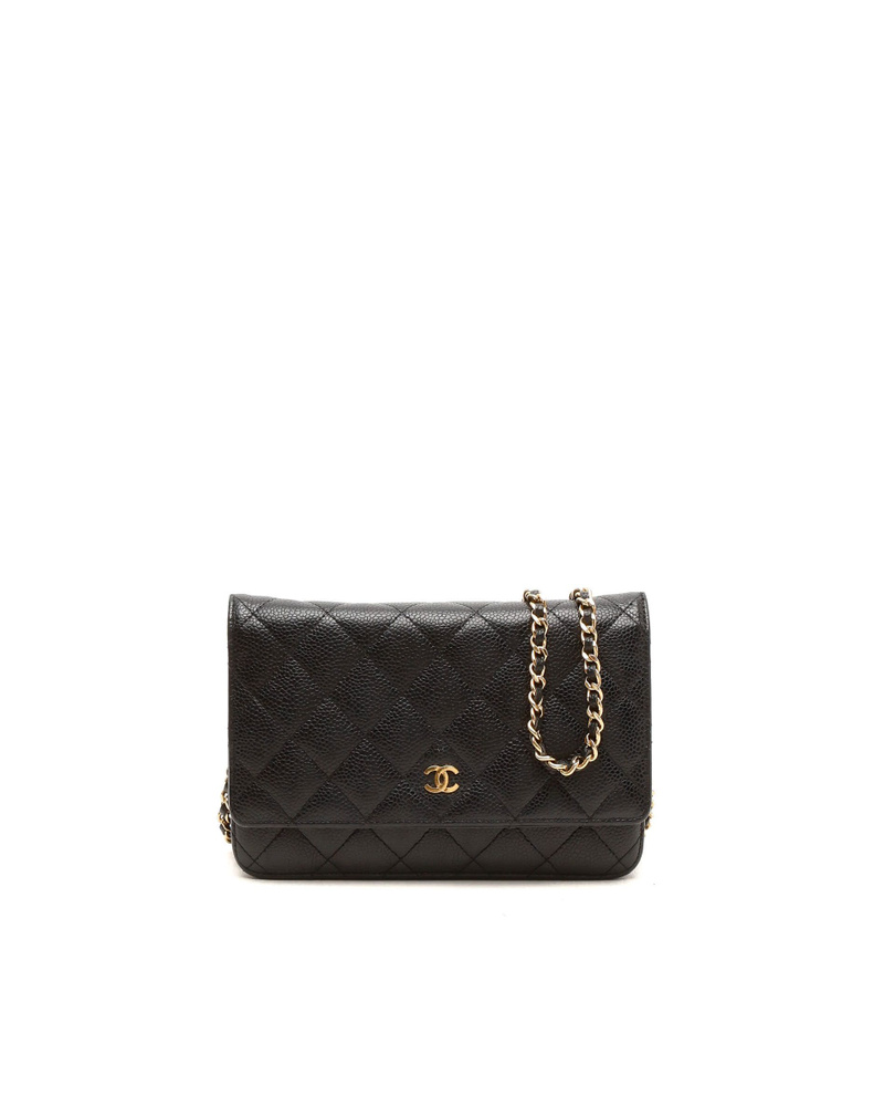 Chanel Caviar Wallet On Chain Bag