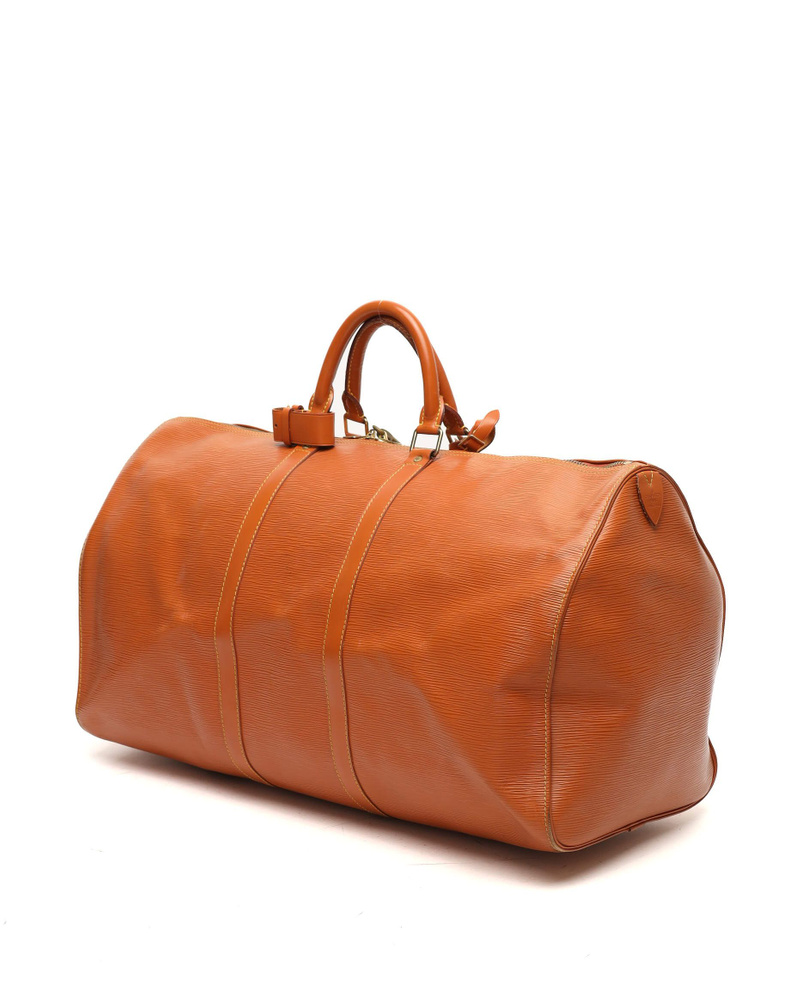 Louis Vuitton Epi Keepall 55 Weekend Bag