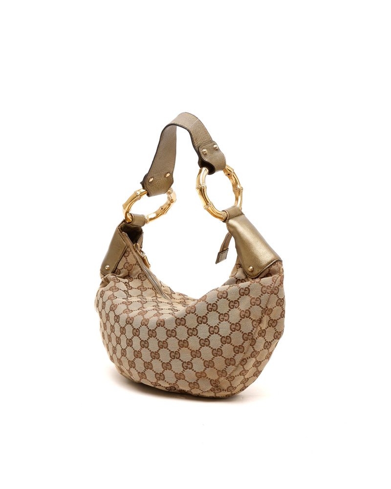 Gucci GG Bamboo Hobo Bag